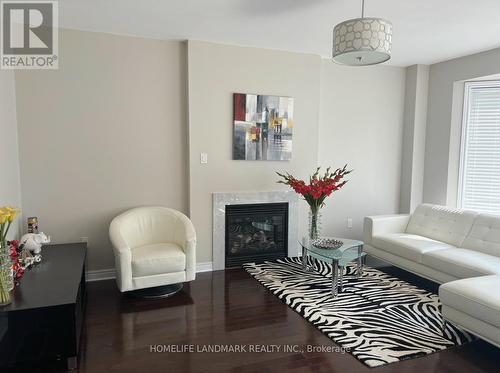 49 Holst Avenue, Markham (Berczy), ON - Indoor Photo Showing Living Room With Fireplace