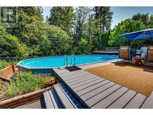 2520 Pheasant Ridge Drive, Armstrong, BC - Outdoor With Above Ground Pool With Backyard