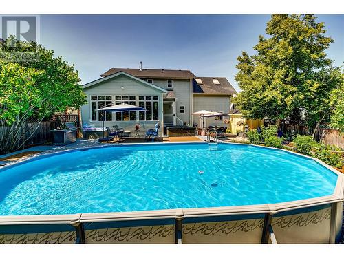 2520 Pheasant Ridge Drive, Armstrong, BC - Outdoor With Above Ground Pool With Backyard With Exterior