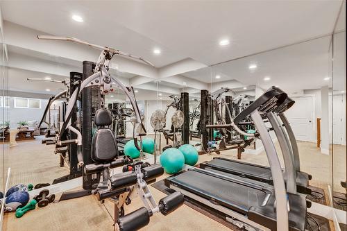 4830 Canyon Ridge Crescent, Kelowna, BC - Indoor Photo Showing Gym Room