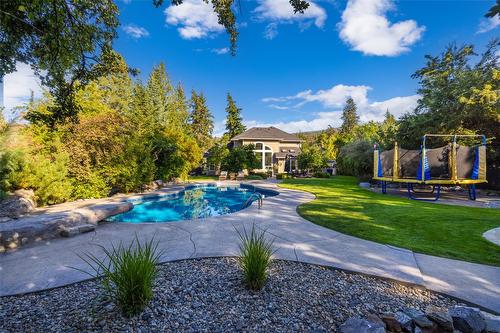 4830 Canyon Ridge Crescent, Kelowna, BC - Outdoor With In Ground Pool With Backyard