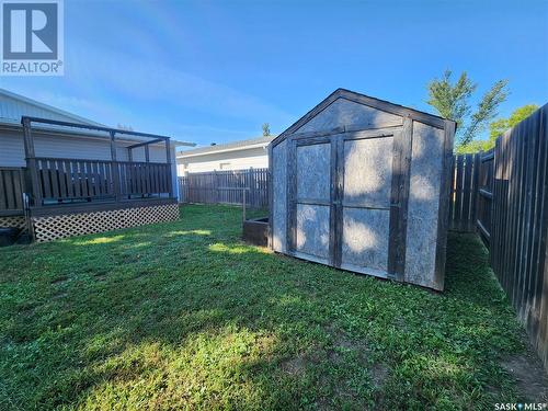 140 Laing Crescent, Weyburn, SK - Outdoor With Deck Patio Veranda