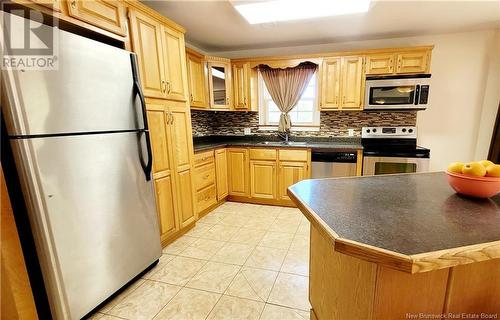 274 Carters Point Road, Kingston, NB - Indoor Photo Showing Kitchen With Double Sink