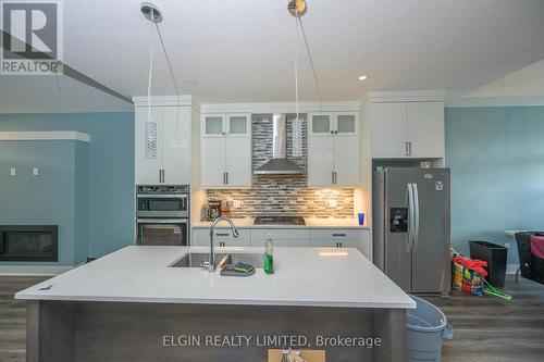 36 Freeman Lane, St. Thomas, ON - Indoor Photo Showing Kitchen With Upgraded Kitchen