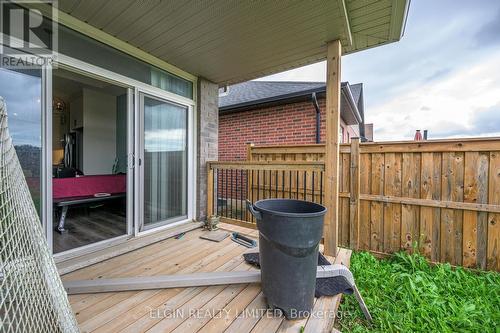 36 Freeman Lane, St. Thomas, ON - Outdoor With Deck Patio Veranda With Exterior