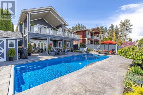 614 Quarry Avenue, Kelowna, BC - Outdoor With In Ground Pool With Deck Patio Veranda