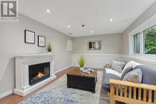 100 Pine Post Road, Georgina (Keswick North), ON - Indoor Photo Showing Living Room With Fireplace