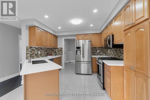 20 Edenvalley Road, Brampton, ON - Indoor Photo Showing Kitchen With Upgraded Kitchen