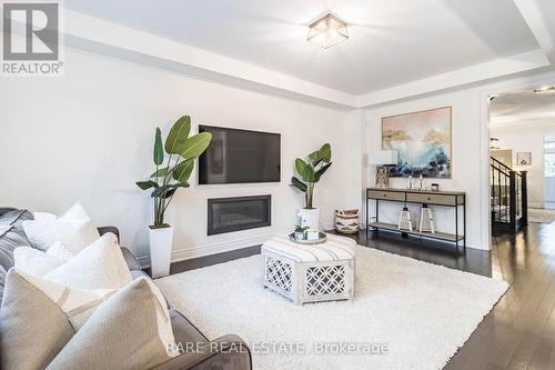 61 Ash Hill Avenue, Caledon, ON - Indoor Photo Showing Living Room With Fireplace