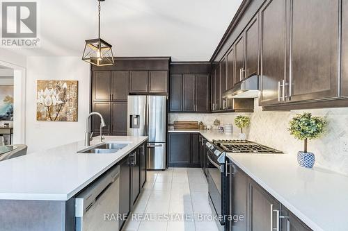 61 Ash Hill Avenue, Caledon, ON - Indoor Photo Showing Kitchen With Stainless Steel Kitchen With Double Sink With Upgraded Kitchen