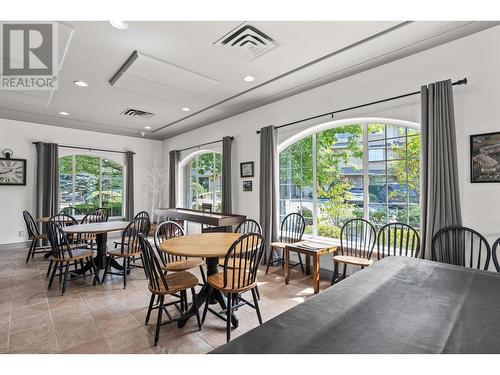 1962 Enterprise Way Unit# 411, Kelowna, BC - Indoor Photo Showing Dining Room