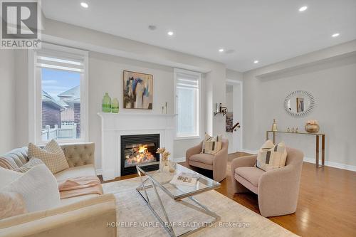 3079 Neyagawa Boulevard, Oakville, ON - Indoor Photo Showing Living Room With Fireplace