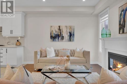 3079 Neyagawa Boulevard, Oakville, ON - Indoor Photo Showing Living Room With Fireplace