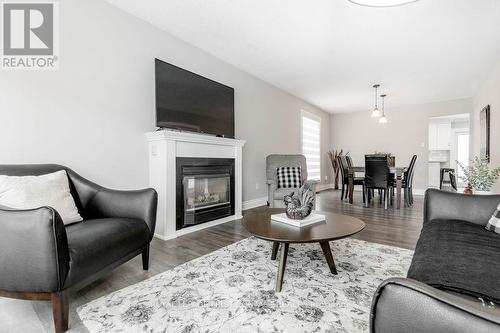 279 Anne Street N, Barrie (Sunnidale), ON - Indoor Photo Showing Living Room With Fireplace