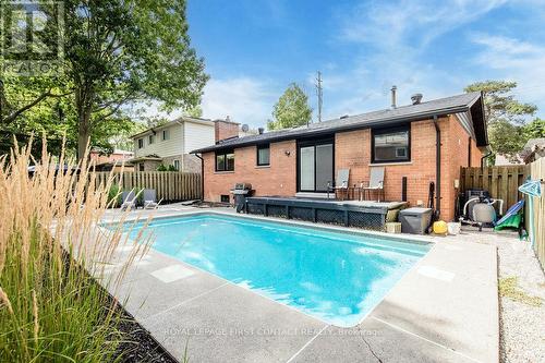 279 Anne Street N, Barrie, ON - Outdoor With In Ground Pool With Deck Patio Veranda With Exterior