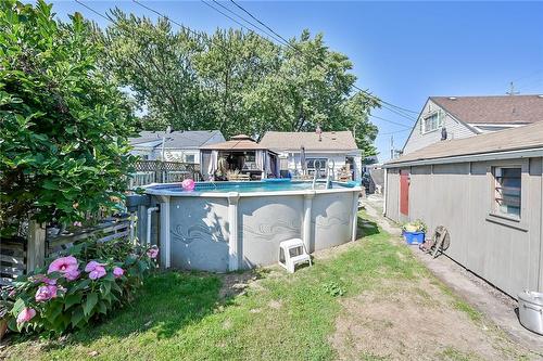 296 Julian Avenue, Hamilton, ON - Outdoor With Above Ground Pool