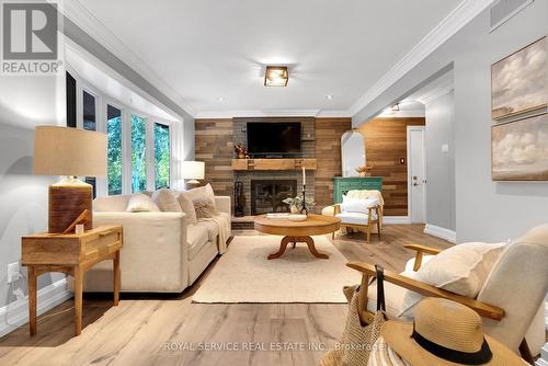 4795 Garden Street, Whitby (Taunton North), ON - Indoor Photo Showing Living Room With Fireplace