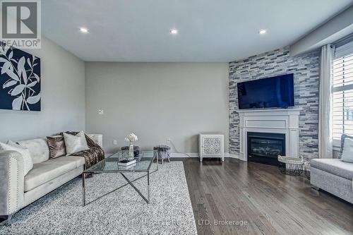 140 Morra Avenue, Caledon, ON - Indoor Photo Showing Living Room With Fireplace