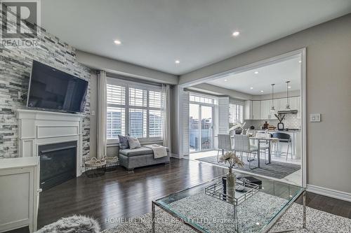 140 Morra Avenue, Caledon, ON - Indoor Photo Showing Living Room With Fireplace