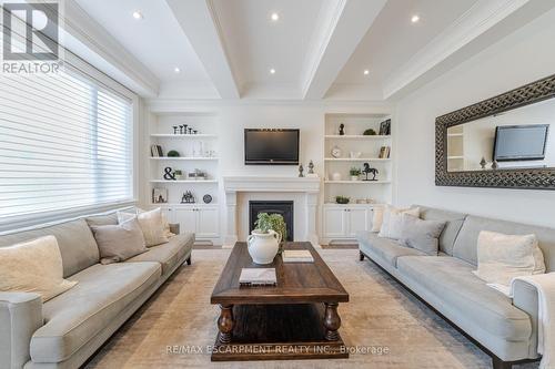 339 Morden Road, Oakville, ON - Indoor Photo Showing Living Room With Fireplace