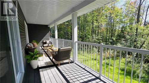 Deck is virtually staged. - 116 Storyland Road, Renfrew, ON - Outdoor With Deck Patio Veranda With Exterior