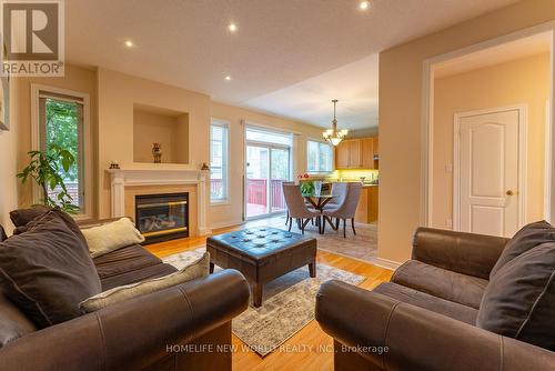 61 Vine Cliff Boulevard, Markham, ON - Indoor Photo Showing Living Room With Fireplace