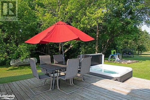 3010 Matchedash Street, Severn, ON - Outdoor With Deck Patio Veranda With Backyard