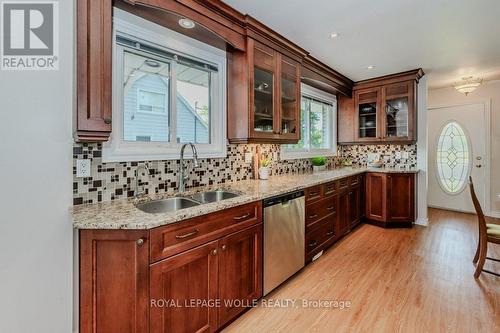 43 Windom Road, Kitchener, ON - Indoor Photo Showing Kitchen With Double Sink