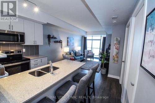 1307 - 550 North Service Road, Grimsby (Grimsby Beach), ON - Indoor Photo Showing Kitchen With Double Sink