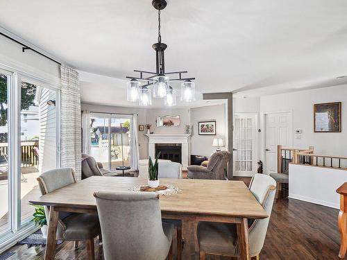 Salle Ã  manger - 1099 Boul. Iberville, Repentigny (Repentigny), QC - Indoor Photo Showing Dining Room With Fireplace