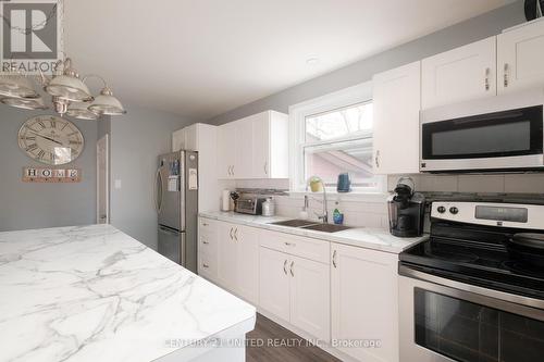 763 Third Avenue, Peterborough (Otonabee), ON - Indoor Photo Showing Kitchen With Double Sink