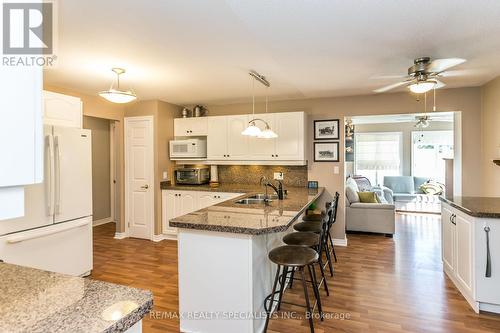 135 Glenariff Drive, Hamilton, ON - Indoor Photo Showing Kitchen With Double Sink