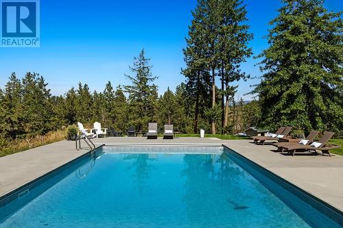 2378 Saucier Road, Kelowna, BC - Outdoor With In Ground Pool With Backyard