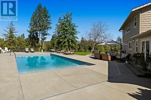 2378 Saucier Road, Kelowna, BC - Outdoor With In Ground Pool