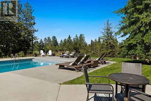 2378 Saucier Road, Kelowna, BC - Outdoor With In Ground Pool With Deck Patio Veranda