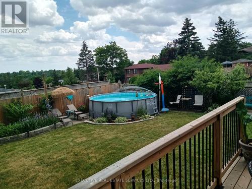 141 Humber Lea Road, Caledon, ON - Outdoor With Above Ground Pool With Backyard