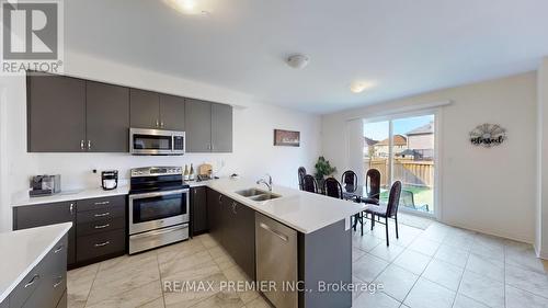 288 Elbern Markell Drive, Brampton, ON - Indoor Photo Showing Kitchen With Stainless Steel Kitchen With Double Sink