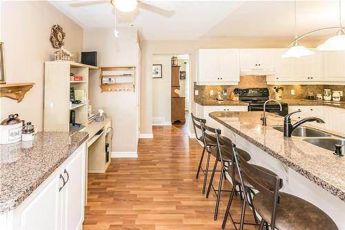 135 Glenariff Drive, Hamilton, ON - Indoor Photo Showing Kitchen With Double Sink