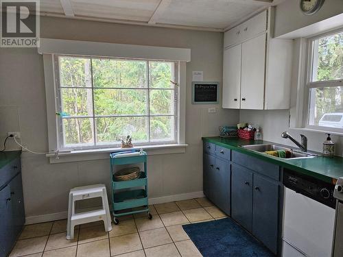 209 1St Avenue, Nakusp, BC - Indoor Photo Showing Kitchen With Double Sink