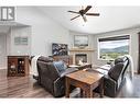 3397 Merlot Way, West Kelowna, BC  - Indoor Photo Showing Living Room With Fireplace 