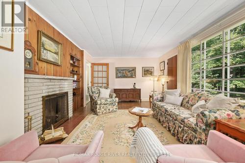 B - 5250 County Rd 45 Road, Hamilton Township (Baltimore), ON - Indoor Photo Showing Living Room With Fireplace