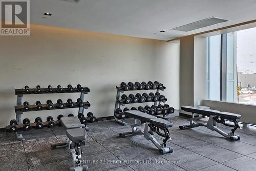 208 - 38 Honeycrisp Crescent, Vaughan, ON - Indoor Photo Showing Gym Room