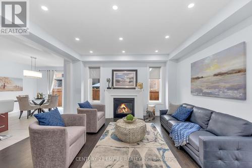 4128 Hillsborough Crescent, Oakville, ON - Indoor Photo Showing Living Room With Fireplace