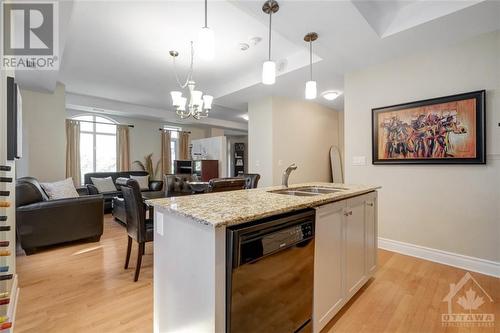 95 Bronson Avenue Unit#403, Ottawa, ON - Indoor Photo Showing Kitchen With Double Sink