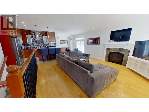 9624 113 Avenue, Fort St. John, BC - Indoor Photo Showing Living Room With Fireplace