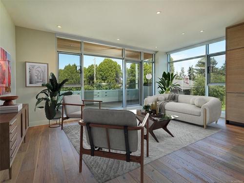 204-1916 Oak Bay Ave, Victoria, BC - Indoor Photo Showing Living Room