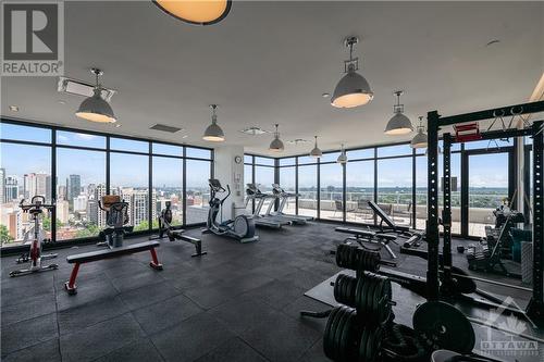 255 Bay Street Unit#1513, Ottawa, ON - Indoor Photo Showing Gym Room