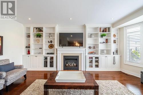 3312 Liptay Avenue, Oakville (Palermo West), ON - Indoor Photo Showing Living Room With Fireplace