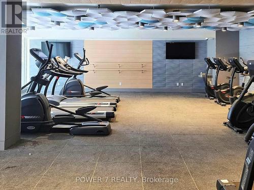 715 - 27 Mcmahon Drive, Toronto, ON - Indoor Photo Showing Gym Room