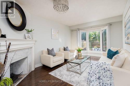 4361 Violet Road, Mississauga, ON - Indoor Photo Showing Living Room With Fireplace